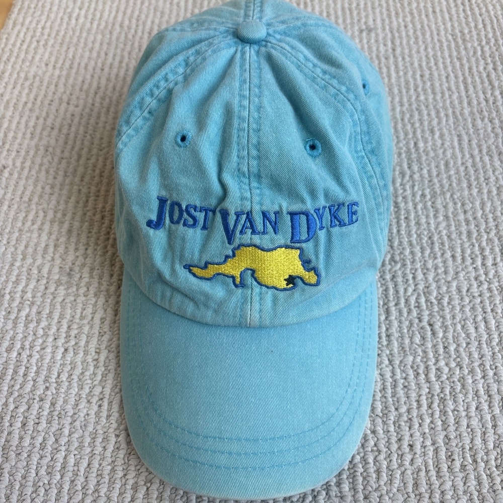 Sidney's Peace & Love Jost Van Dyke Strapback Baseball Hat Cap Adjustable